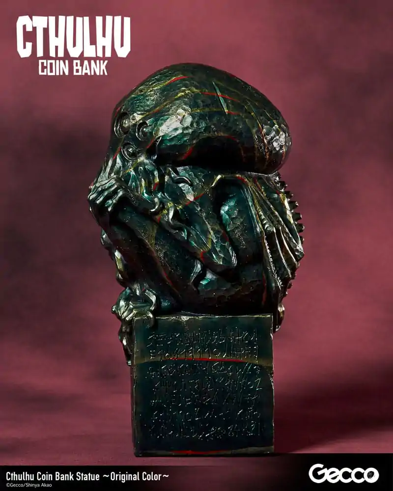 H.P. Lovecraft Cthulhu Mythos Coin Bank Statue Cthulhu (Original Color) 24 cm termékfotó