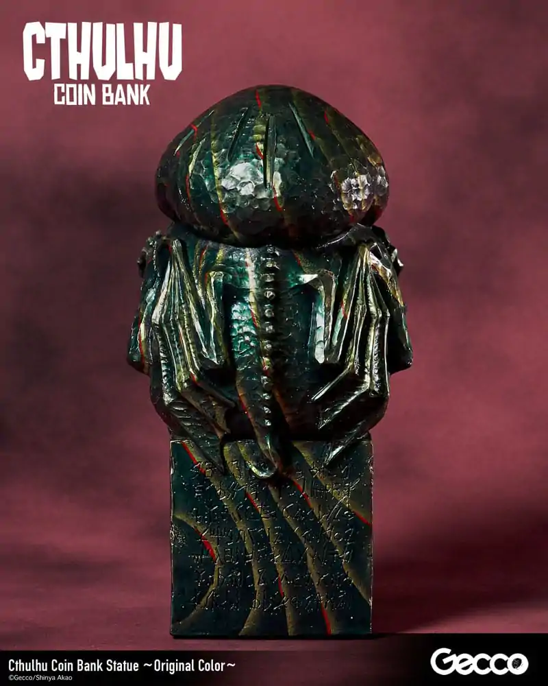 H.P. Lovecraft Cthulhu Mythos Coin Bank Statue Cthulhu (Original Color) 24 cm termékfotó