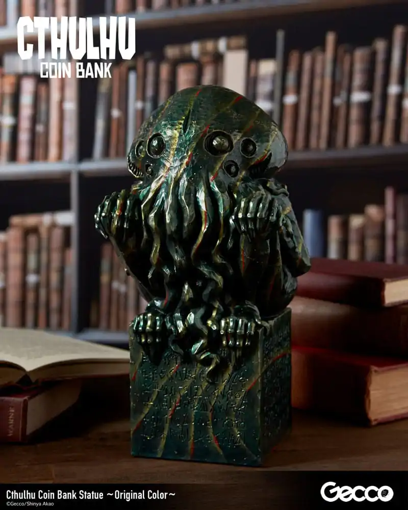 H.P. Lovecraft Cthulhu Mythos Coin Bank Statue Cthulhu (Original Color) 24 cm termékfotó