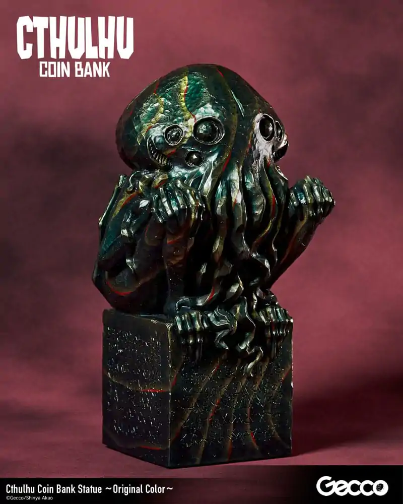 H.P. Lovecraft Cthulhu Mythos Coin Bank Statue Cthulhu (Original Color) 24 cm termékfotó