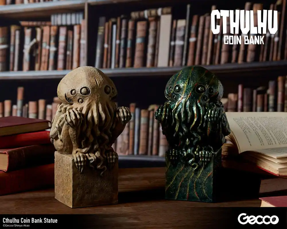 H.P. Lovecraft Cthulhu Mythos Coin Bank Statue Cthulhu (Original Color) 24 cm termékfotó