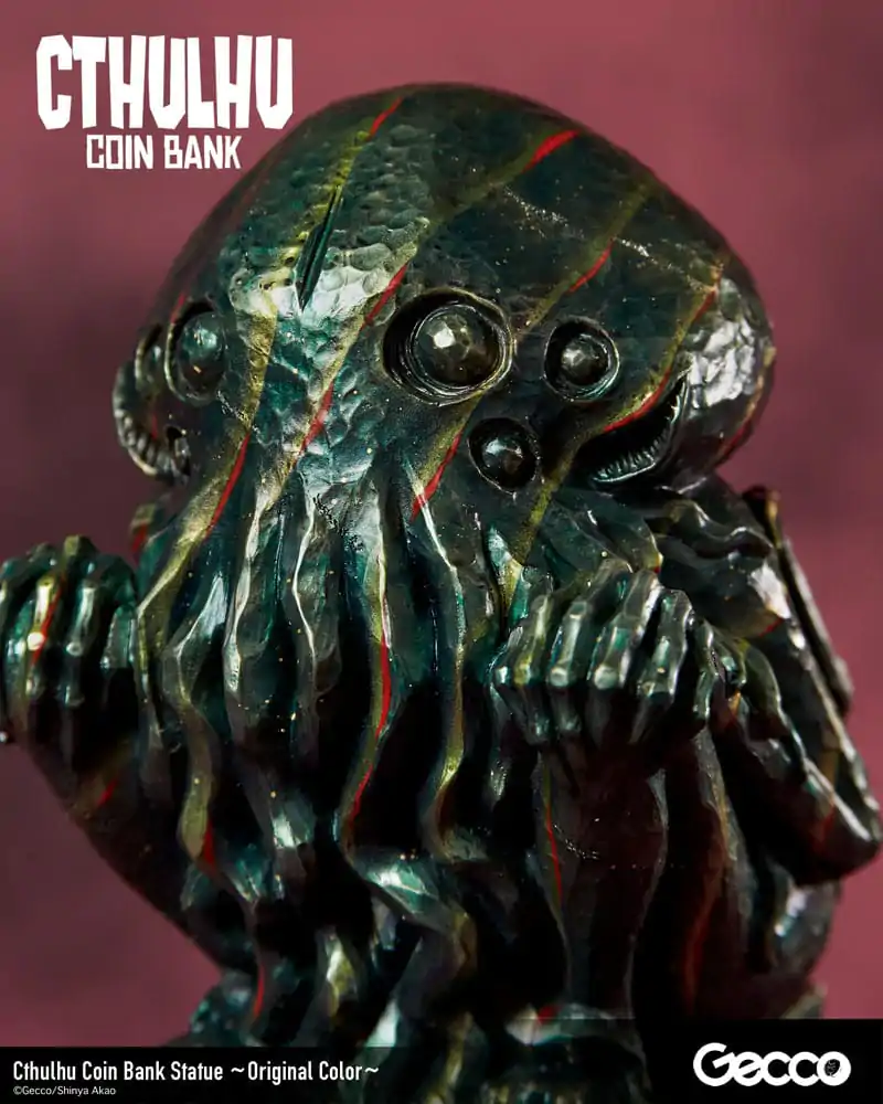 H.P. Lovecraft Cthulhu Mythos Coin Bank Statue Cthulhu (Original Color) 24 cm termékfotó