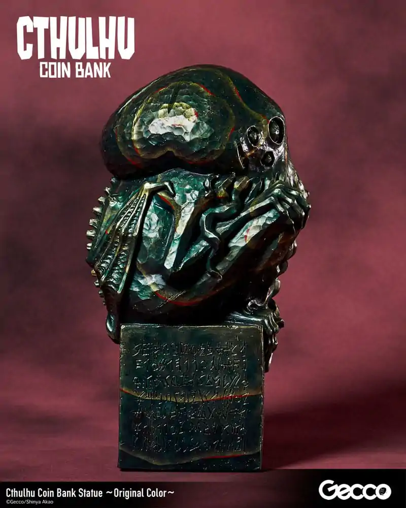 H.P. Lovecraft Cthulhu Mythos Coin Bank Statue Cthulhu (Original Color) 24 cm termékfotó