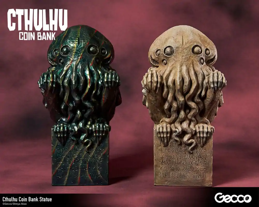 H.P. Lovecraft Cthulhu Mythos Coin Bank Statue Cthulhu (Stone Color) 24 cm termékfotó