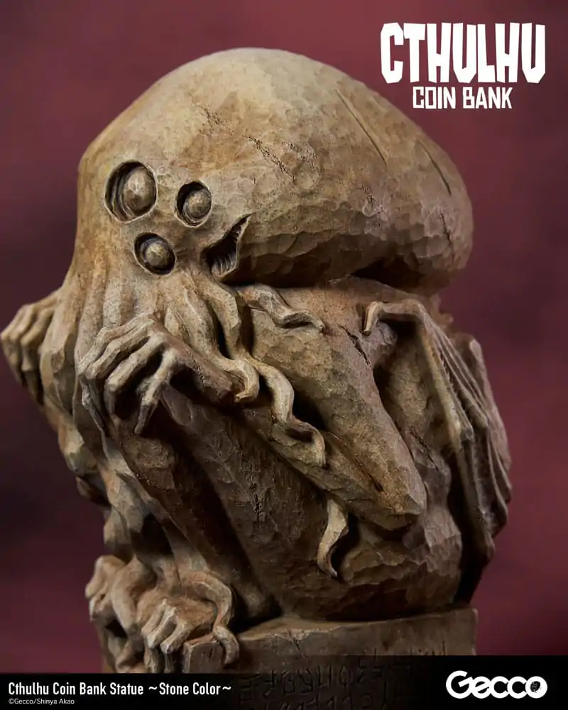 H.P. Lovecraft Cthulhu Mythos Coin Bank Statue Cthulhu (Stone Color) 24 cm termékfotó