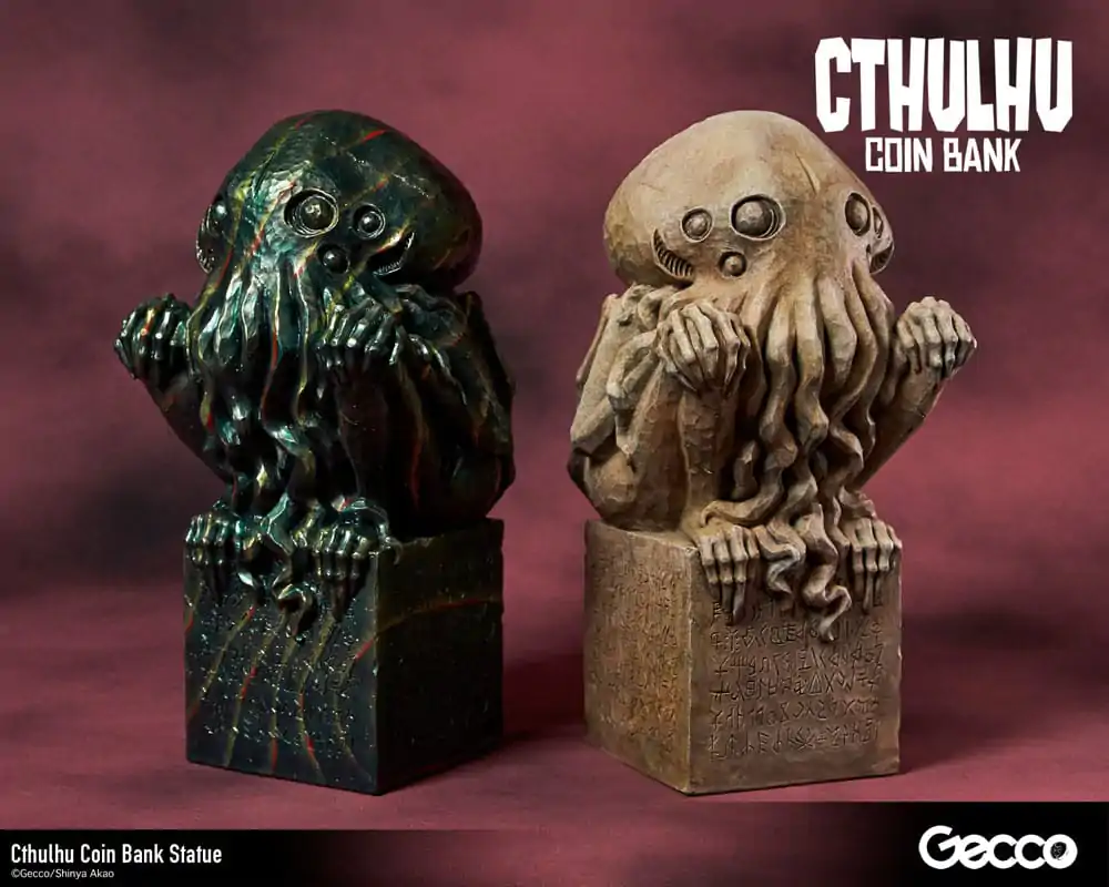 H.P. Lovecraft Cthulhu Mythos Coin Bank Statue Cthulhu (Stone Color) 24 cm termékfotó