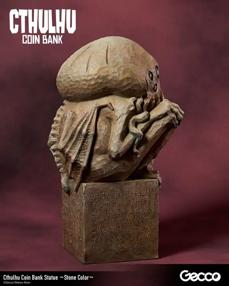 H.P. Lovecraft Cthulhu Mythos Coin Bank Statue Cthulhu (Stone Color) 24 cm termékfotó