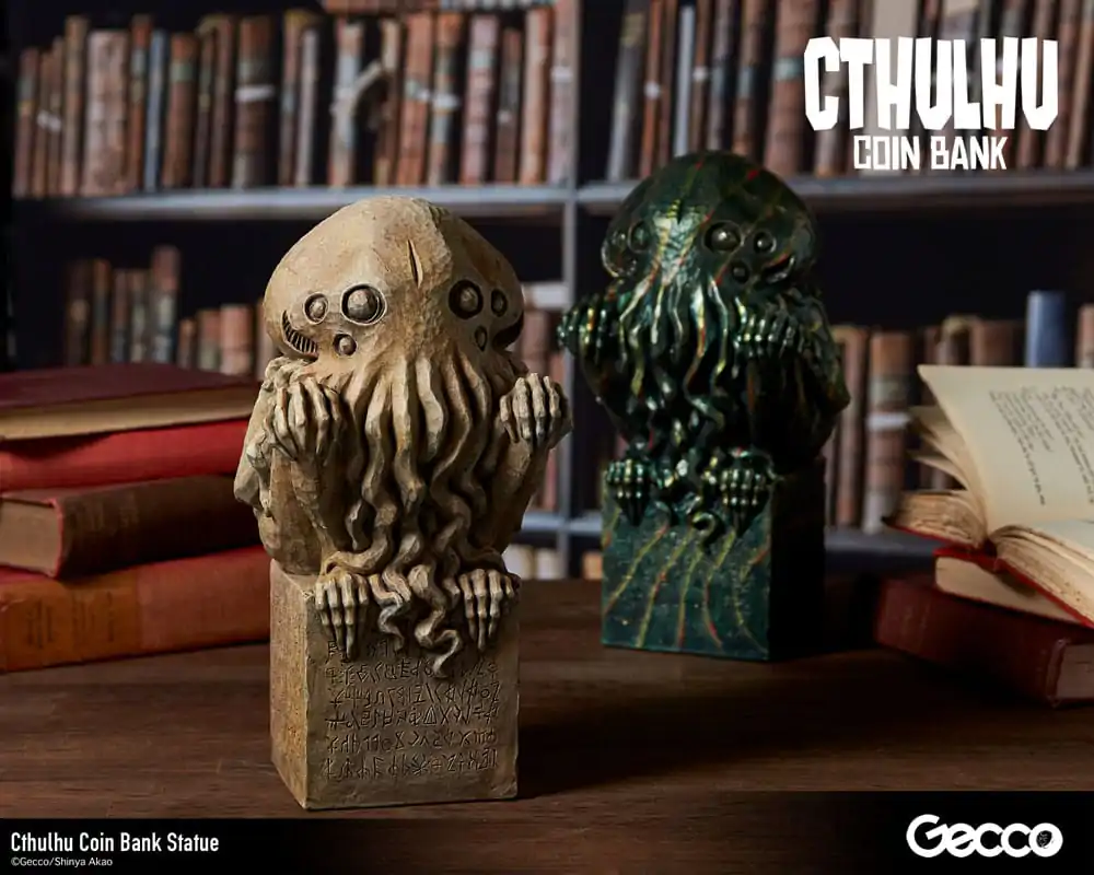 H.P. Lovecraft Cthulhu Mythos Coin Bank Statue Cthulhu (Stone Color) 24 cm termékfotó