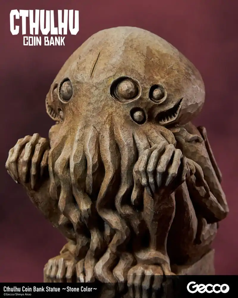 H.P. Lovecraft Cthulhu Mythos Coin Bank Statue Cthulhu (Stone Color) 24 cm termékfotó