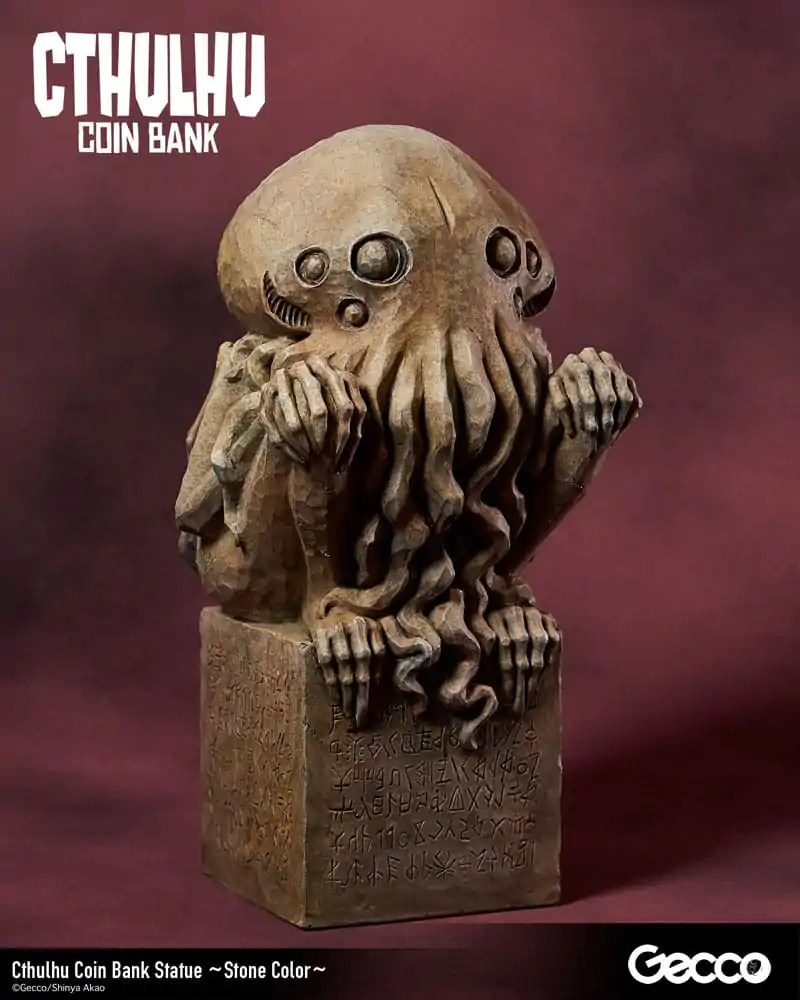 H.P. Lovecraft Cthulhu Mythos Coin Bank Statue Cthulhu (Stone Color) 24 cm termékfotó