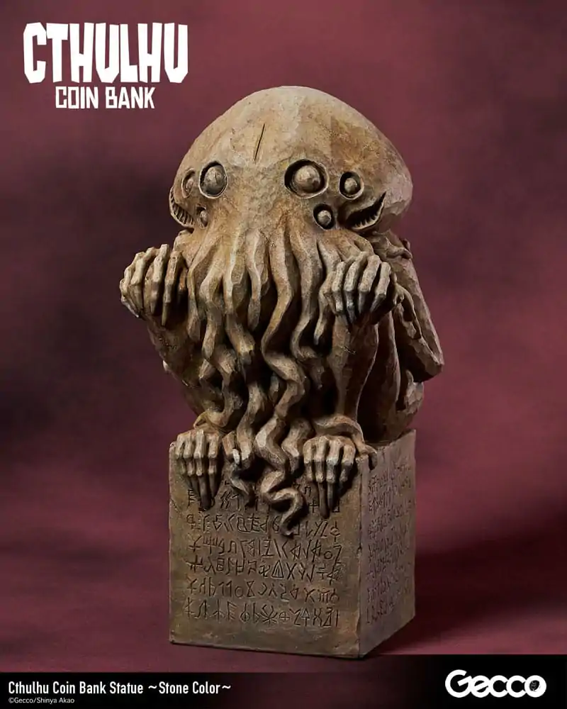 H.P. Lovecraft Cthulhu Mythos Coin Bank Statue Cthulhu (Stone Color) 24 cm termékfotó