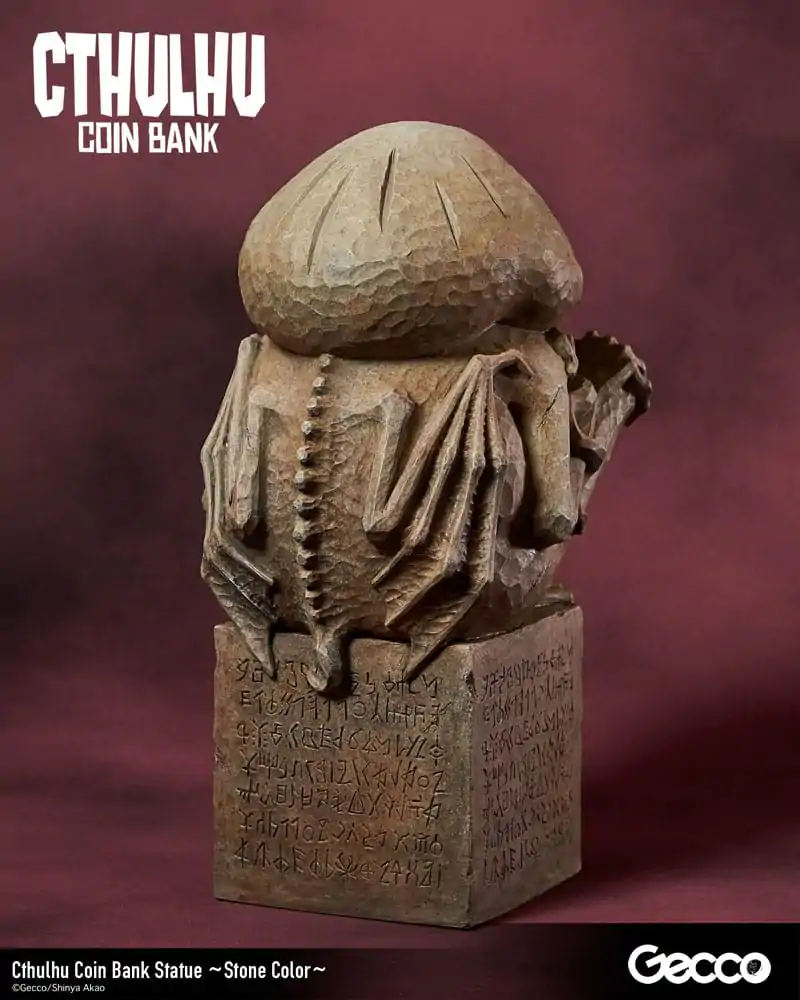 H.P. Lovecraft Cthulhu Mythos Coin Bank Statue Cthulhu (Stone Color) 24 cm termékfotó