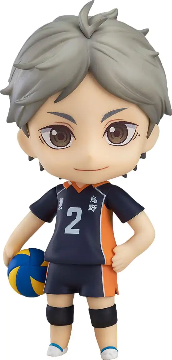 Haikyu!! Nendoroid akciófigura Koshi Sugawara (re-run) 10 cm termékfotó