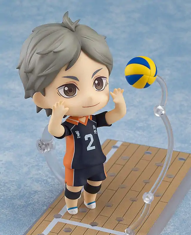 Haikyu!! Nendoroid akciófigura Koshi Sugawara (re-run) 10 cm termékfotó