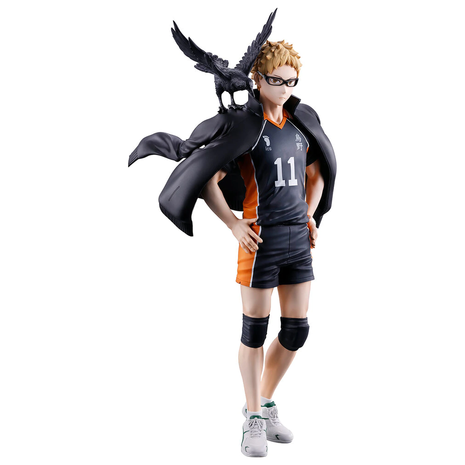Haikyu!! The Future of Karasuno Tsukishima Ichibansho figura 20cm termékfotó