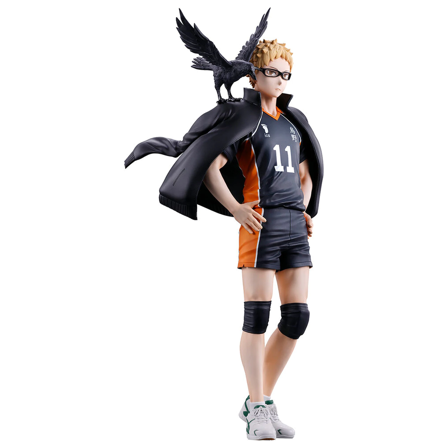 Haikyu!! The Future of Karasuno Tsukishima Ichibansho figura 20cm termékfotó