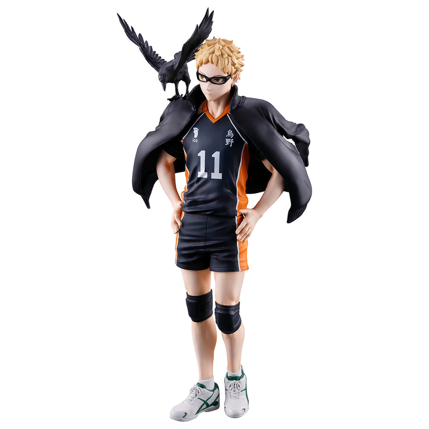 Haikyu!! The Future of Karasuno Tsukishima Ichibansho figura 20cm termékfotó