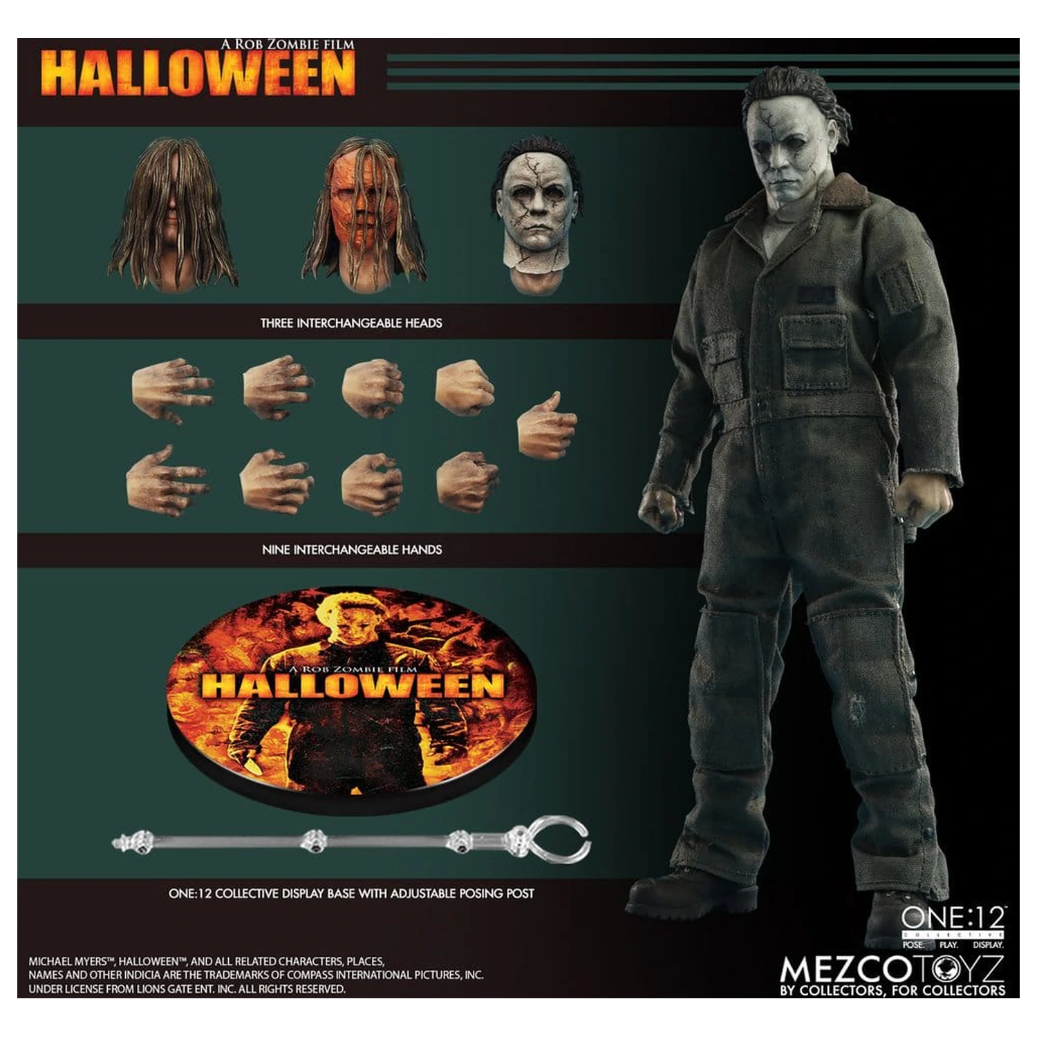 Halloween (2007) One:12 Collective 1/12 Michael Myers akciófigura 17 cm termékfotó