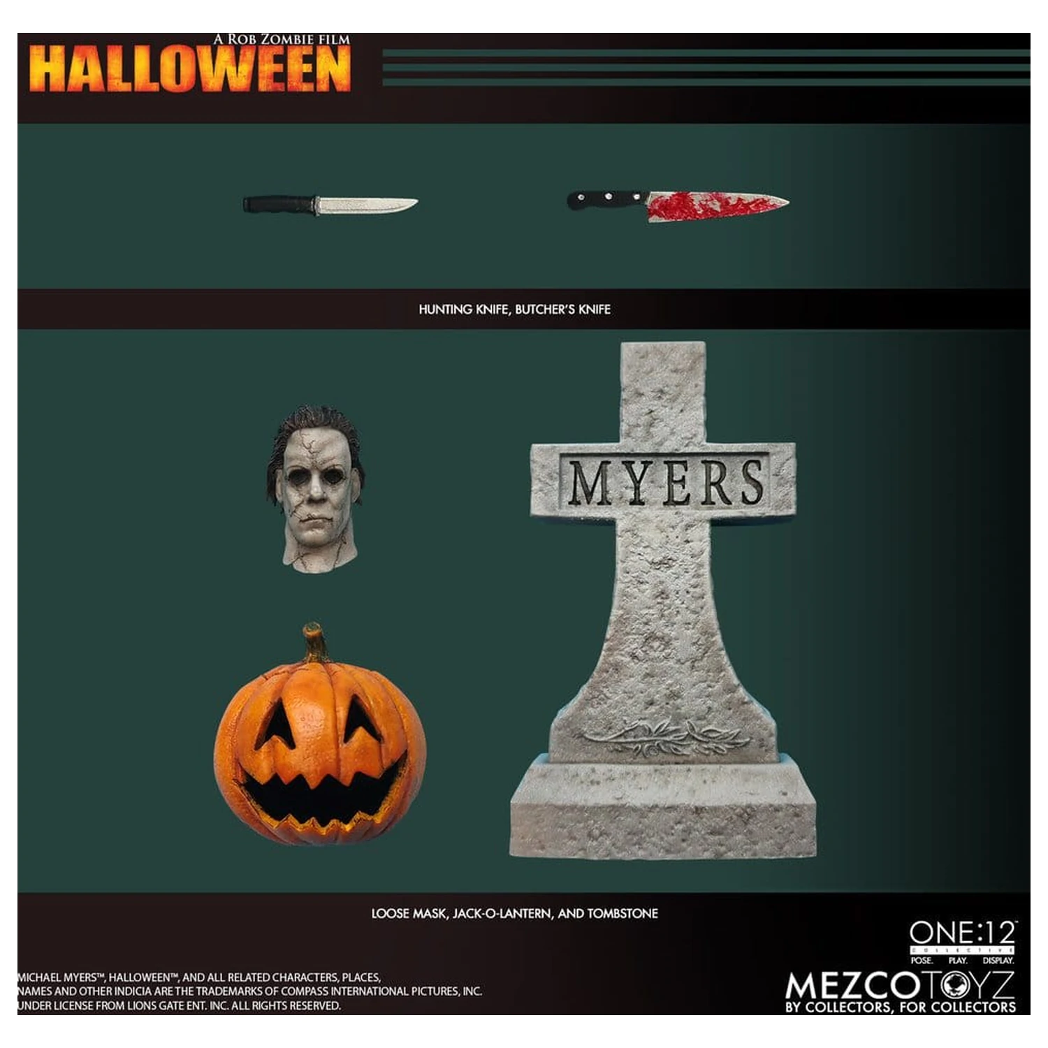 Halloween (2007) One:12 Collective 1/12 Michael Myers akciófigura 17 cm termékfotó