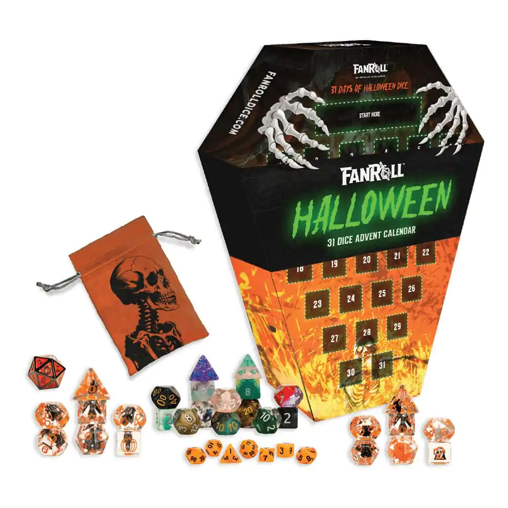 Halloween Dice Goblin 31 napos adventi kalendárium termékfotó