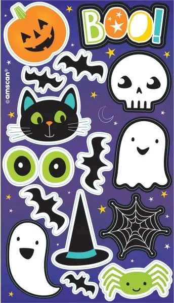 Halloween matrica 4 ív termékfotó