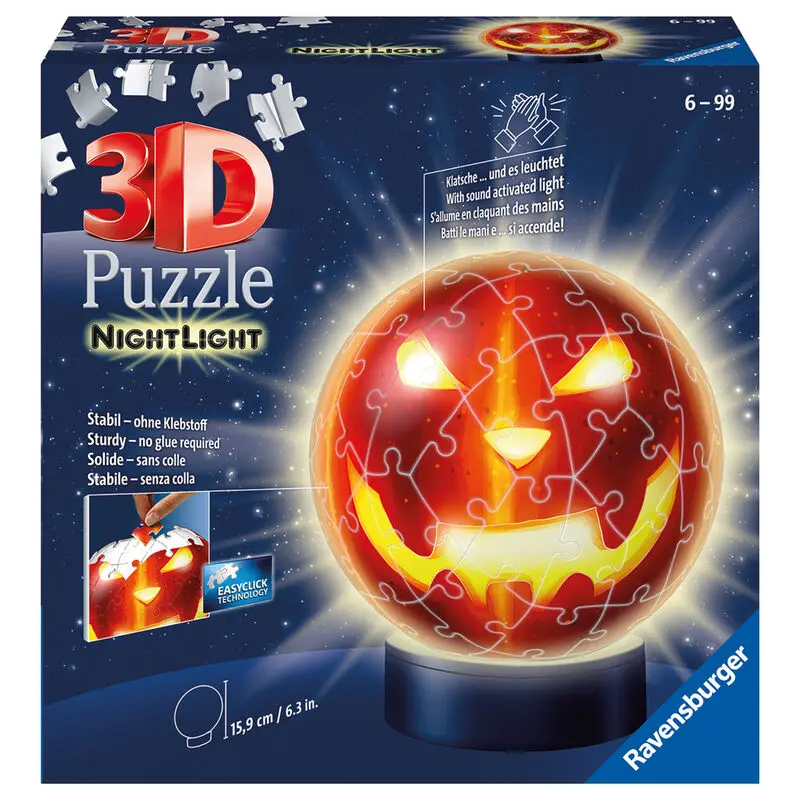 Halloween pumpkin 3D puzzle 74db-os termékfotó
