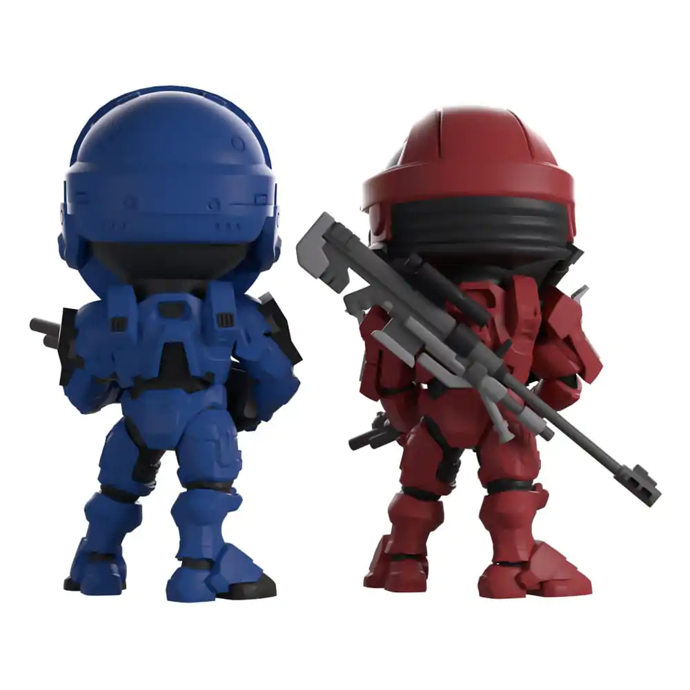 Halo 2 db-os Vinyl figura csomag Red vs Blue 11 cm termékfotó