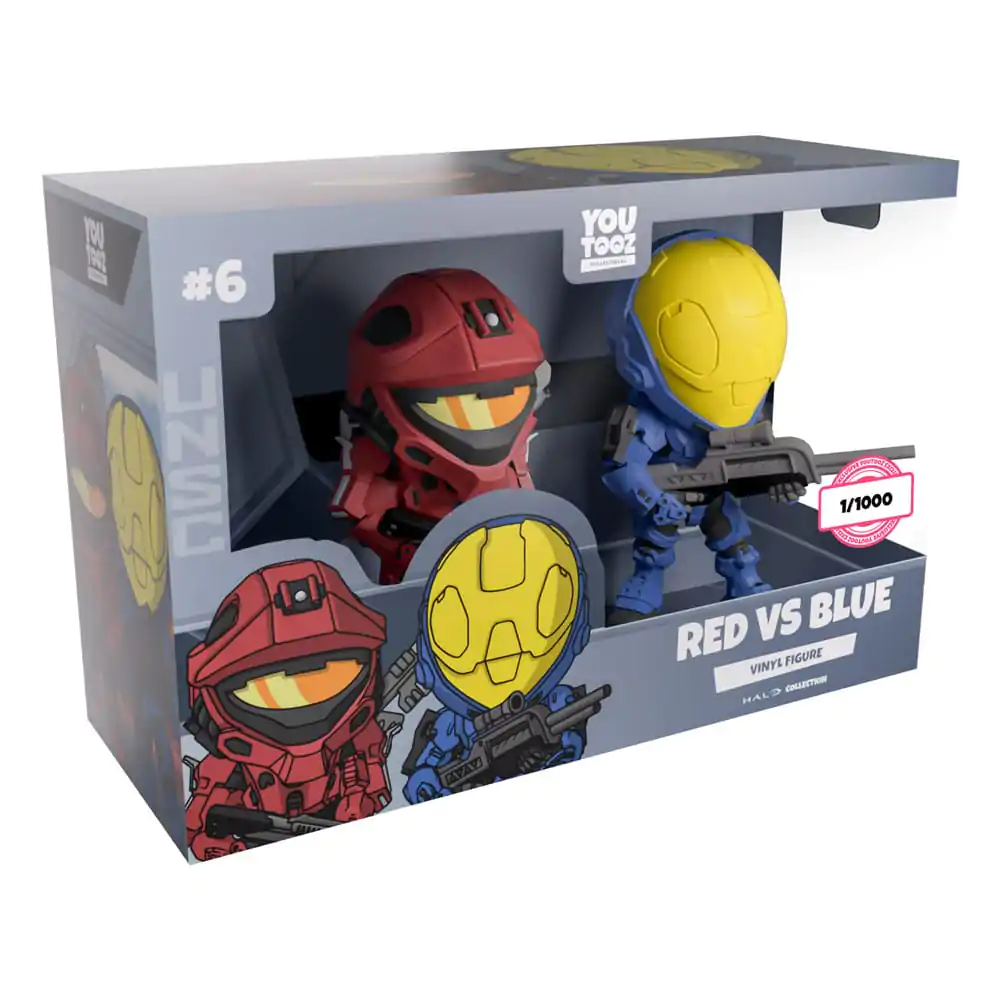 Halo 2 db-os Vinyl figura csomag Red vs Blue 11 cm termékfotó