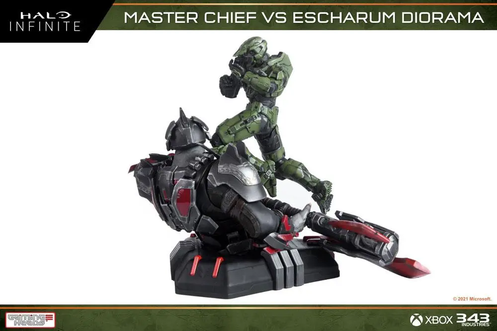 Halo: Infinite Diorama 1/8 Master Chief vs. Escharum 31 cm termékfotó