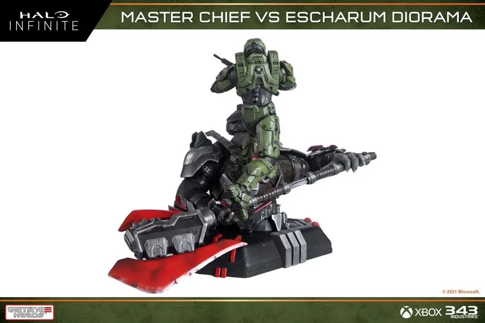 Halo: Infinite Diorama 1/8 Master Chief vs. Escharum 31 cm termékfotó