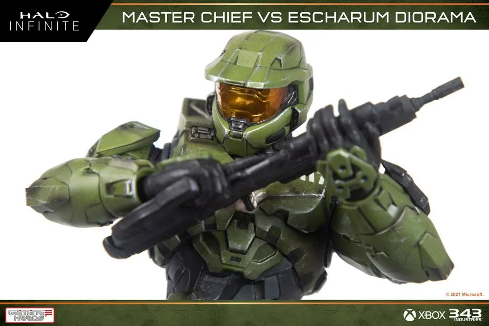 Halo: Infinite Diorama 1/8 Master Chief vs. Escharum 31 cm termékfotó