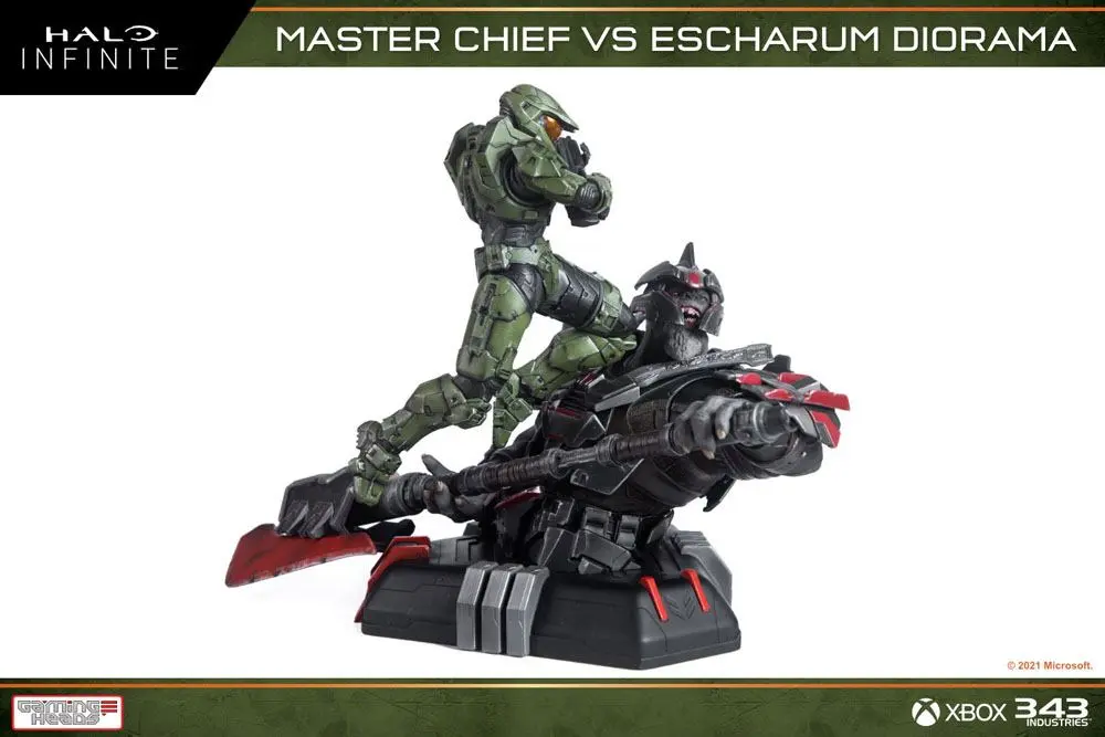 Halo: Infinite Diorama 1/8 Master Chief vs. Escharum 31 cm termékfotó