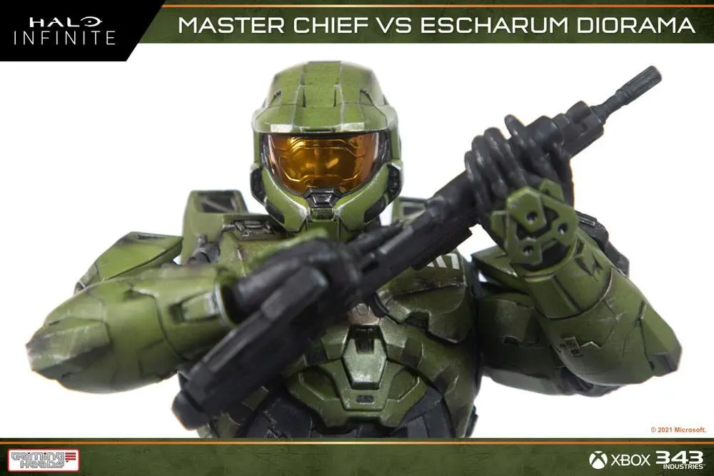 Halo: Infinite Diorama 1/8 Master Chief vs. Escharum 31 cm termékfotó