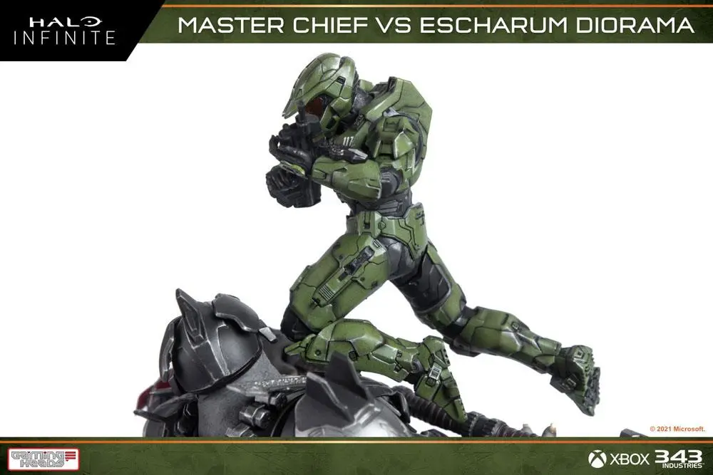 Halo: Infinite Diorama 1/8 Master Chief vs. Escharum 31 cm termékfotó