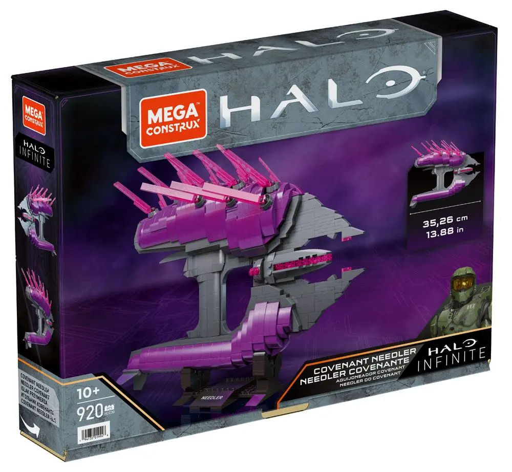 Halo Infinite Mega Construx Construction Set Covenant Needler 35 cm termékfotó