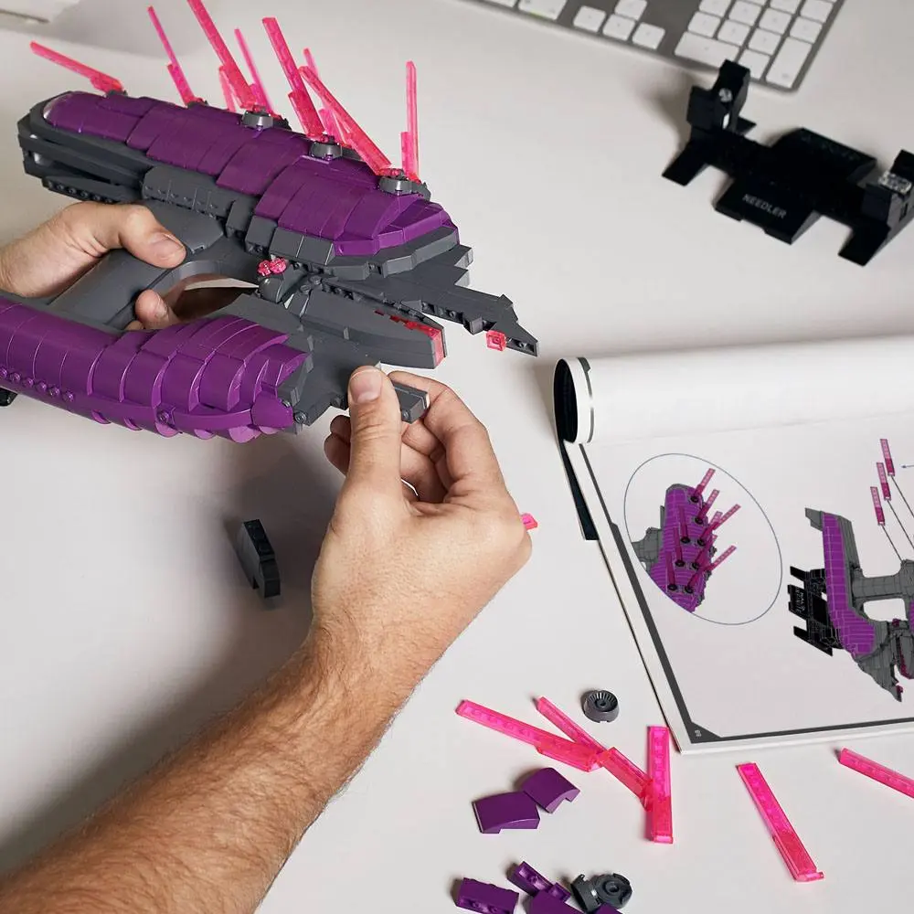 Halo Infinite Mega Construx Construction Set Covenant Needler 35 cm termékfotó
