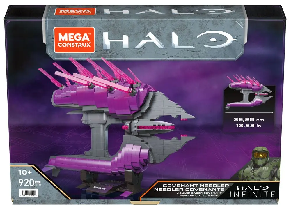 Halo Infinite Mega Construx Construction Set Covenant Needler 35 cm termékfotó