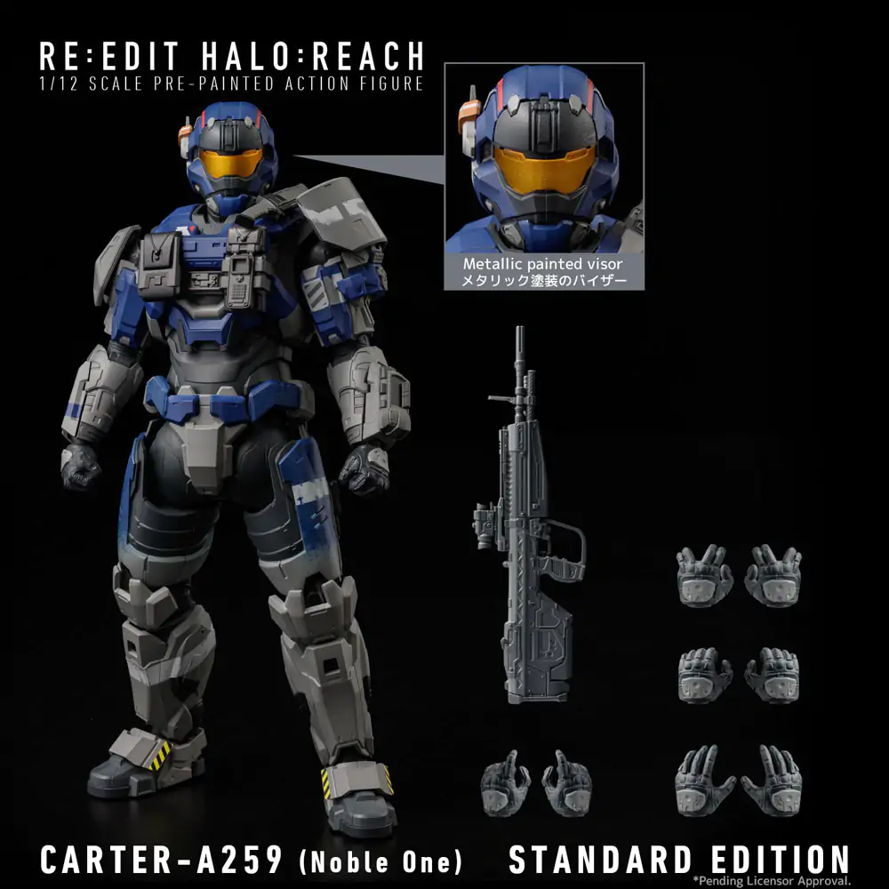 Halo:Reach 1/12 Carter-A259 (Noble one) akciófigura 17 cm termékfotó