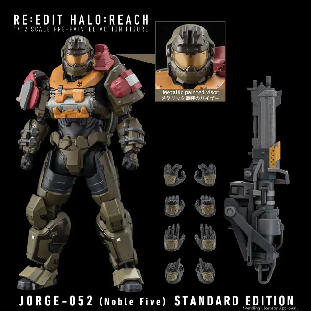 Halo: Reach Action Figure 1/12 Jorge-052 (Noble Four) 19 cm termékfotó