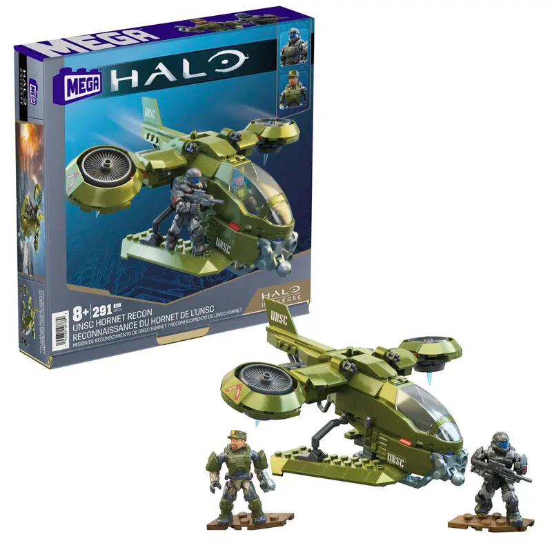 Halo Unsc Hornet Recon Mega Construx építőkészlet 290db-os termékfotó