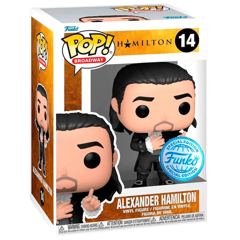 Hamilton Funko POP! Broadway Vinyl figura Alexander Hamilton (Finale) Special Edition 9 cm termékfotó