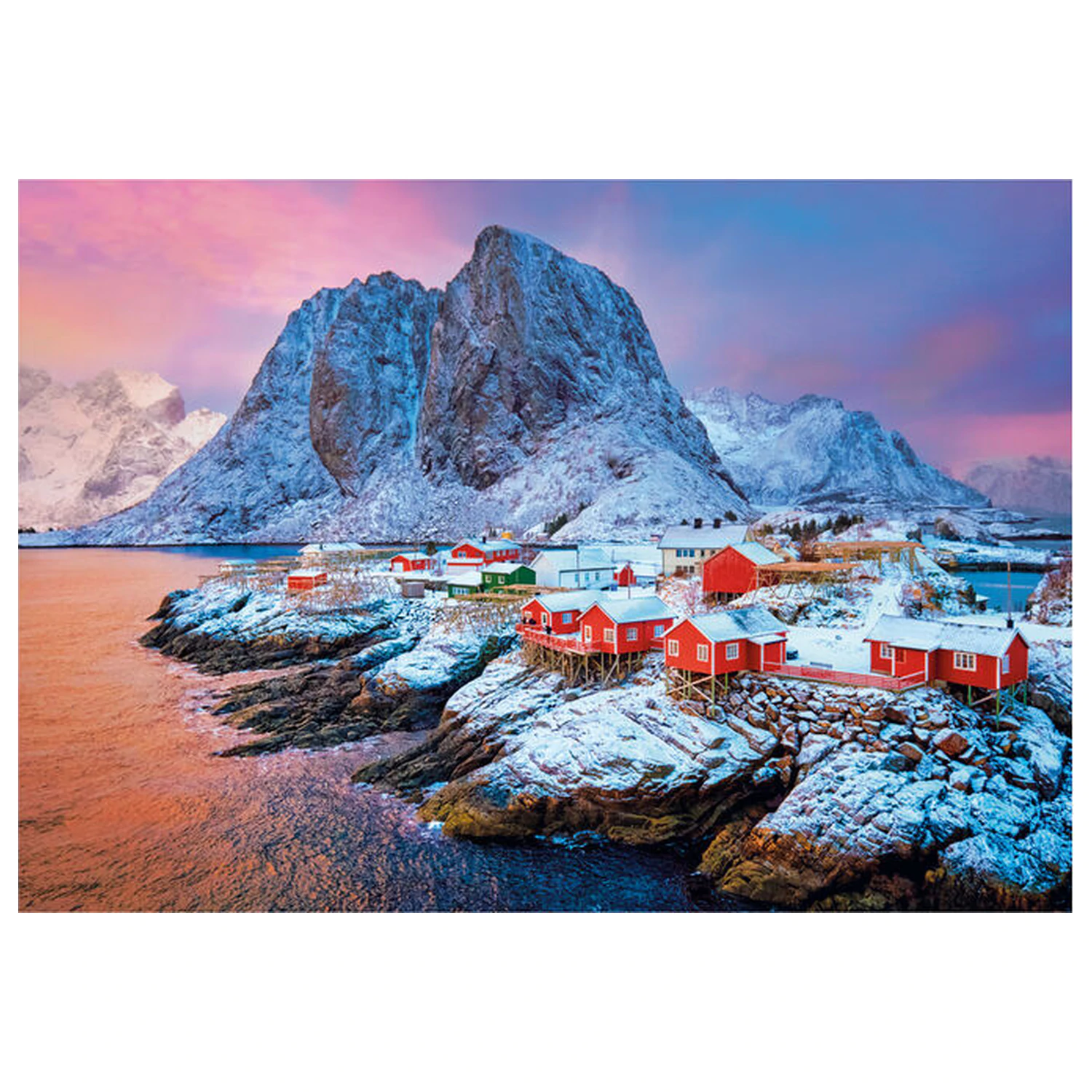 Hamnoy Village puzzle 500db-os termékfotó