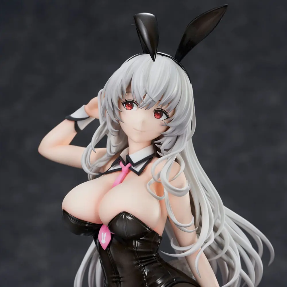 Haori Io Illustration White-haired Bunny PVC szobor figura 29 cm termékfotó