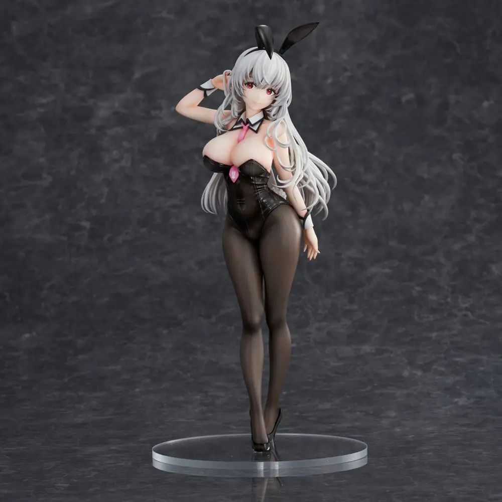 Haori Io Illustration White-haired Bunny PVC szobor figura 29 cm termékfotó