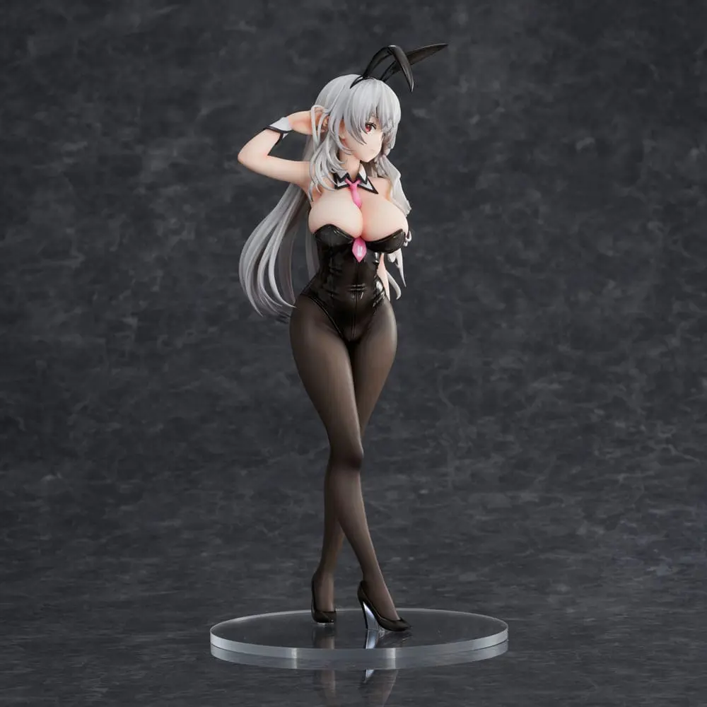 Haori Io Illustration White-haired Bunny PVC szobor figura 29 cm termékfotó