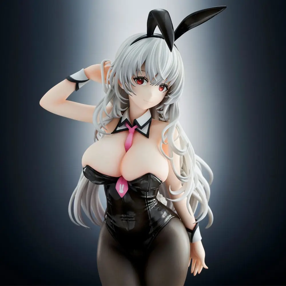 Haori Io Illustration White-haired Bunny PVC szobor figura 29 cm termékfotó