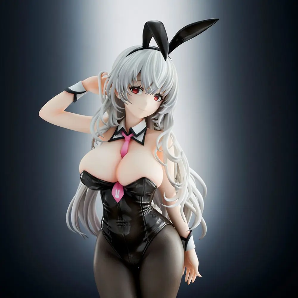 Haori Io Illustration White-haired Bunny PVC szobor figura 29 cm termékfotó