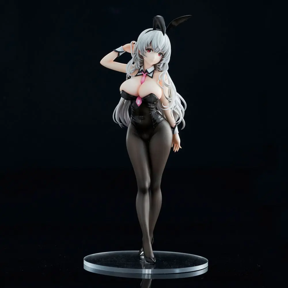 Haori Io Illustration White-haired Bunny PVC szobor figura 29 cm termékfotó