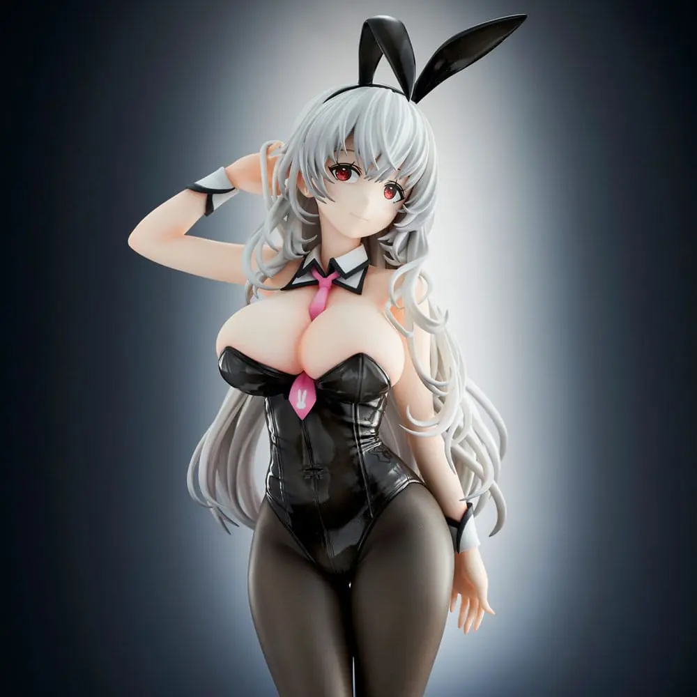 Haori Io Illustration White-haired Bunny PVC szobor figura 29 cm termékfotó
