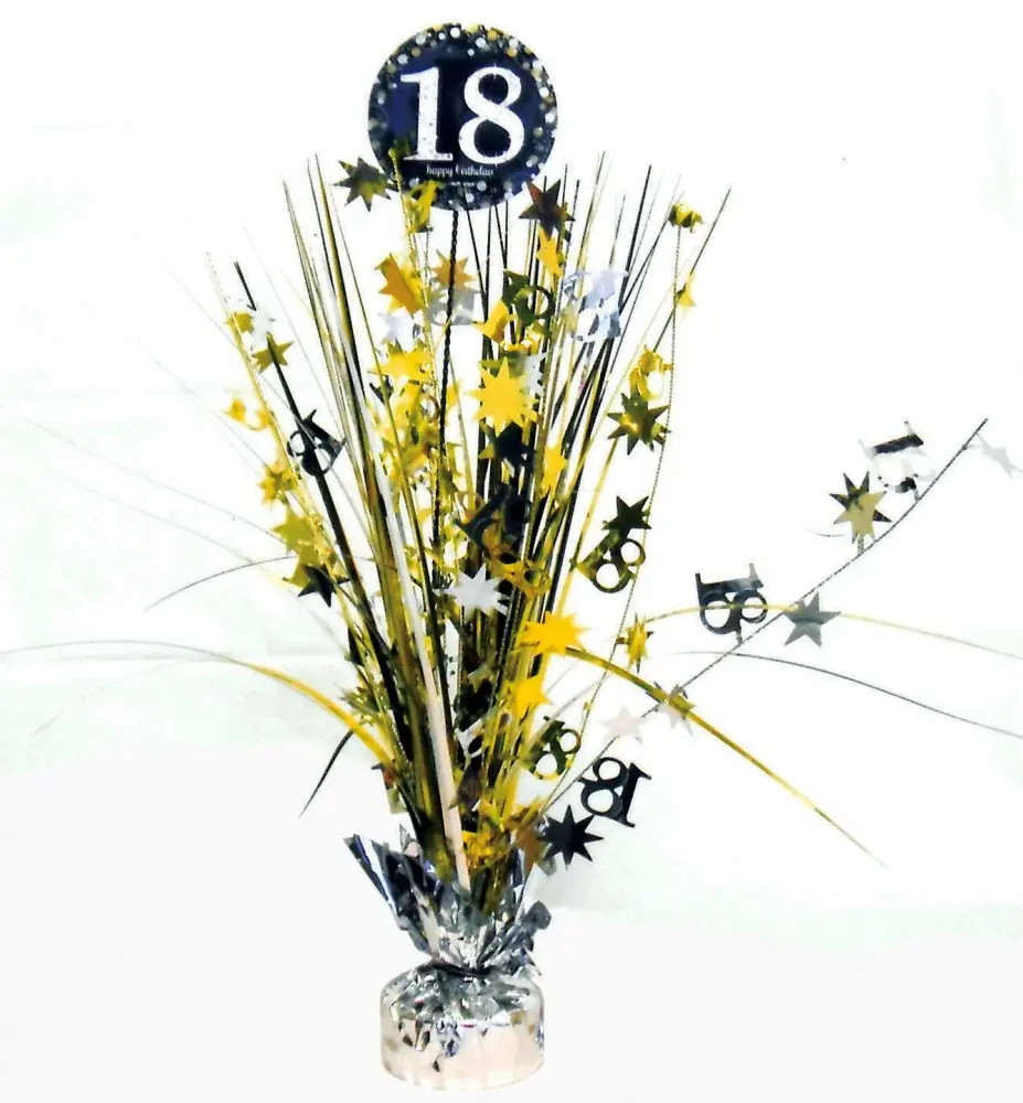 Happy Birthday Gold 18 asztaldísz 45,7 cm termékfotó